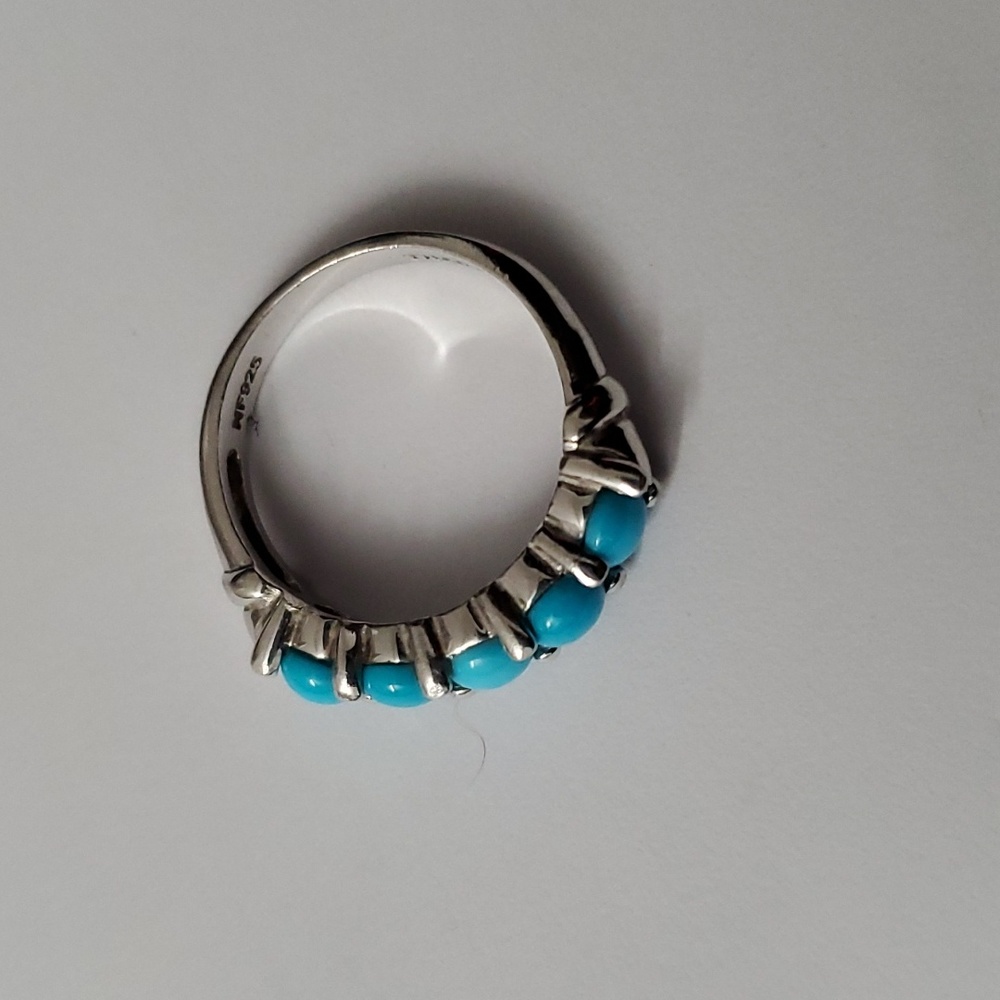 Sterling Silver 925 Sleeping Beauty Turquoise Ring A Timeless Treasure